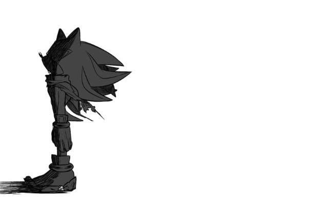 sonic the hedgehog, shadow the hedgehog, and dark sonic (sonic) drawn by  gareki_sh