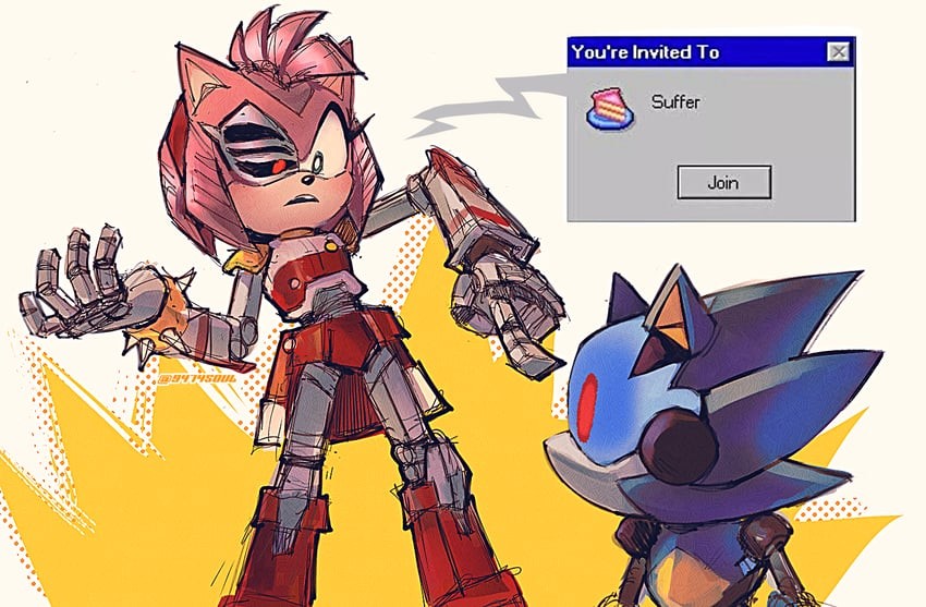 Metal Sonic ( prime) in 2023  Sonic fan art, Sonic and shadow