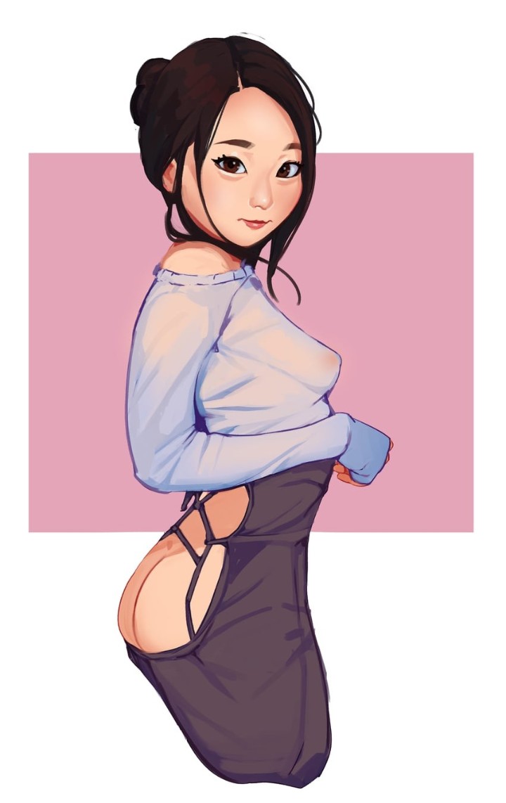 gaiidraws, real life, guitar little sister (hitomi o), saori kiyomi, 1girl  - Anime R34