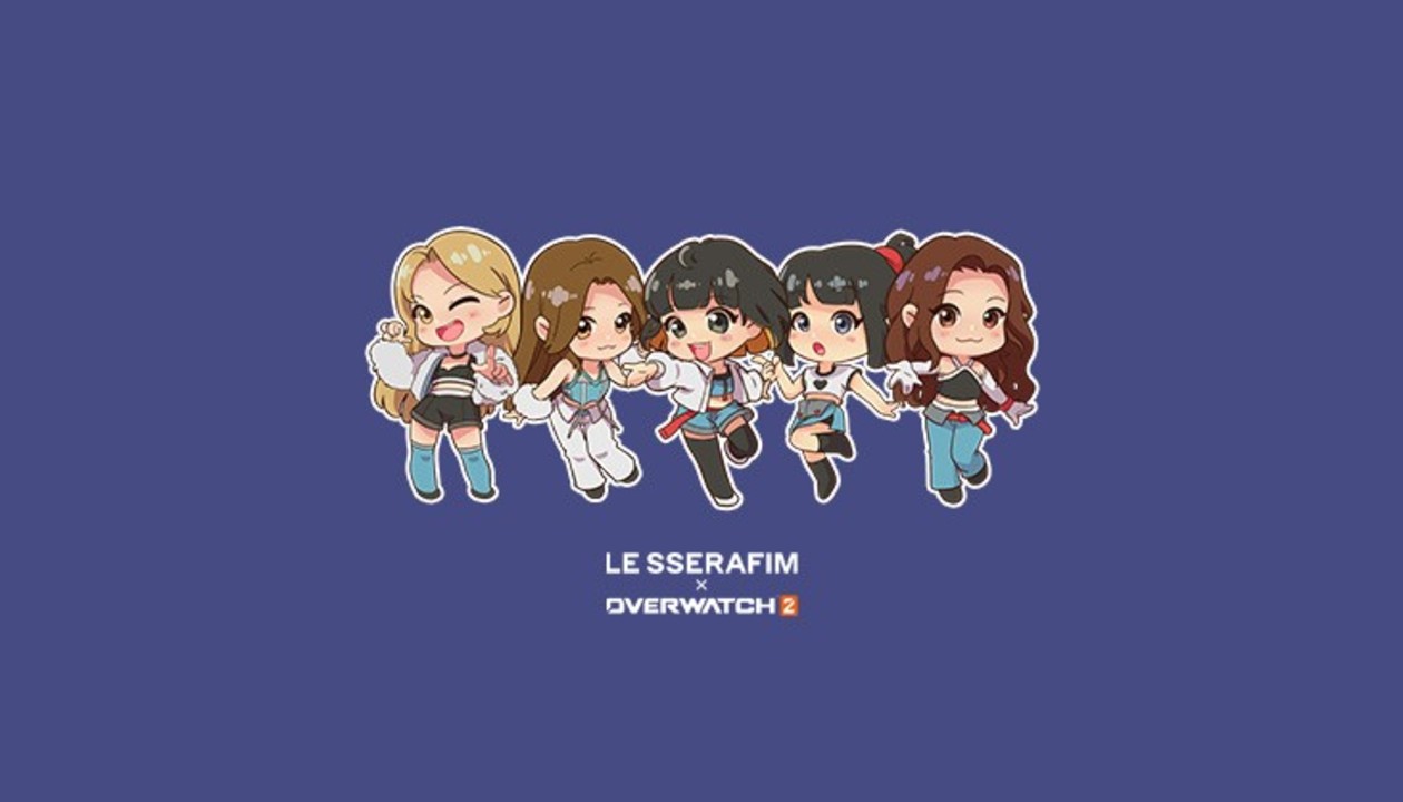 le sserafim, overwatch, overwatch 2, hong eun-chae, huh yun-jin - Anime R34